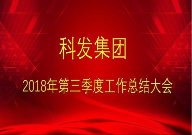 集团公司召开2018年三季度各业务板块工作总结大会